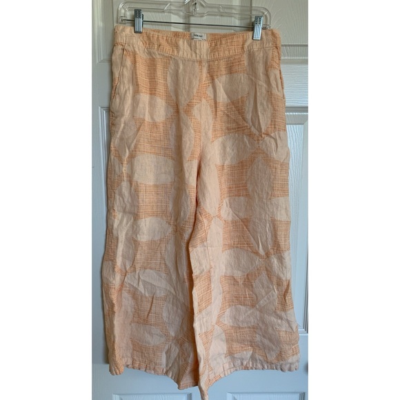 Joie 100% Linen Wide Leg Peachy Keen Pants Women’s Size Large - Picture 1 of 3